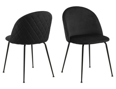Стол в цвят черно