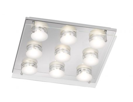 LED таванска лампа с 9 тела, 9x5W.LED/1x375Lm(9x3375Lm) Енергиен клас А