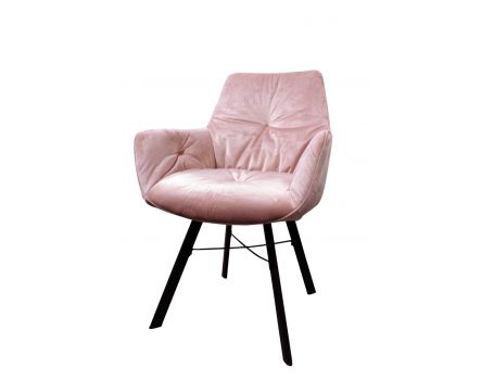 Moдерен стол в цвят розово