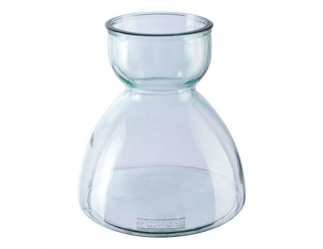 Стъклена ваза, прозрачен цвят