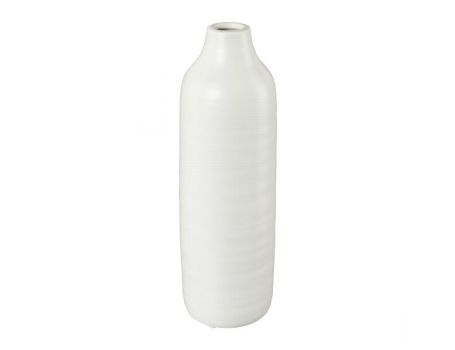 Керамична ваза в бяло