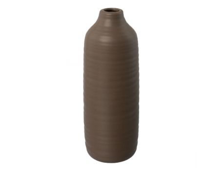 Керамична ваза - цвят кафе