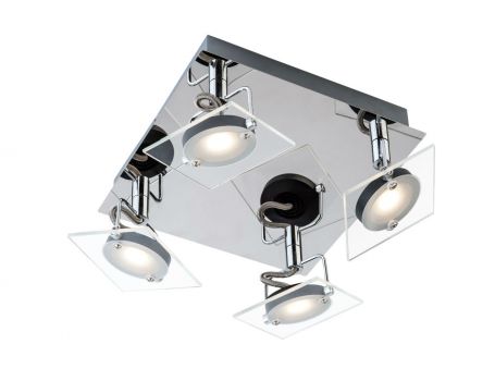 LED таванска лампа - 4 тела