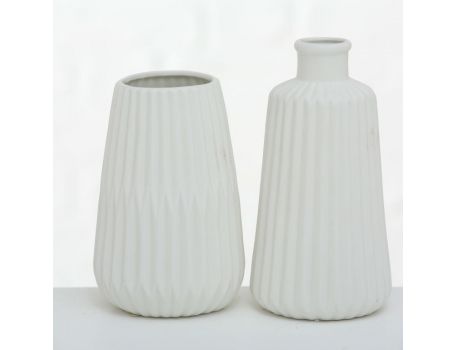 Елегантна бяла ваза - 2 вида