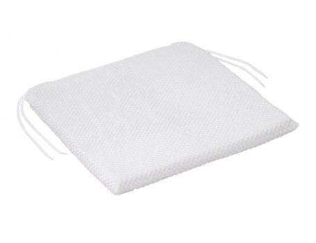 Възглавница за сядане, цвят бяло