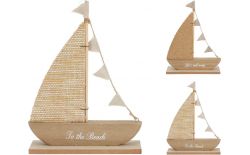 Декоративна ветроходна лодка, 2 вида