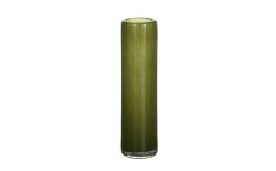 Цилиндрична ваза в зелено