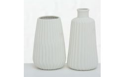 Елегантна бяла ваза - 2 вида