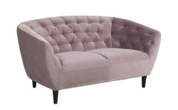 Двуместен диван в ретро стил, пепел от рози