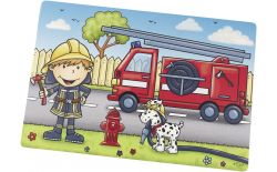 Детска подложка - пожарникар