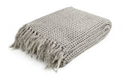 Стилно одеяло - цвят светло сиво