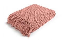 Стилно одеяло - цвят праскова