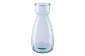 Стъклена ваза, прозрачен цвят