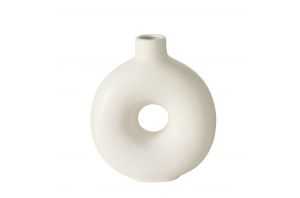 Керамична ваза - бяла