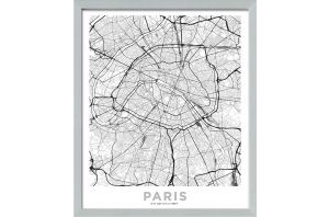 Картина PARIS CITY MAP
