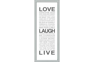 Картина LOVE LAUGH LIVE