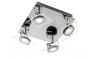 LED таванска лампа - 4 тела