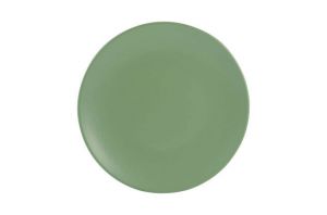 Десертна чиния в зелено мат