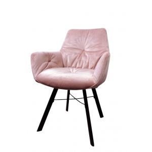 Moдерен стол в цвят розово
