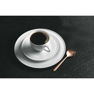 Сервиз за кафе от фин бял порцелан