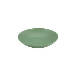 Дълбока чиния в зелено мат