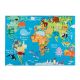 Детски килим, мотив "карта на света"